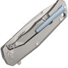 LionSTEEL TRE Titanium Framelock Blue Folding Knife M390