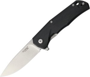 LionSTEEL TRE G10 Framelock Black M390 Folding Knife