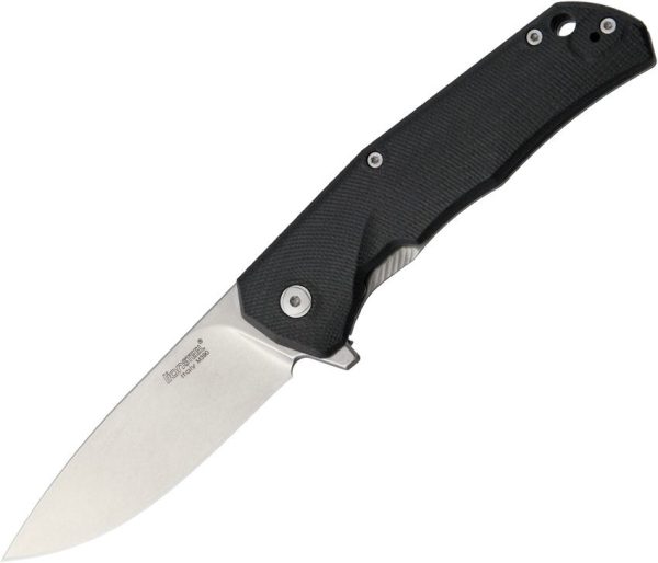 LionSTEEL TRE G10 Framelock Black M390 Folding Knife