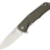 LSTTREGGR.jpg LionSTEEL TRE G10 Framelock Green M390 Folding Knife