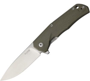 LionSTEEL TRE G10 Framelock Green M390 Folding Knife