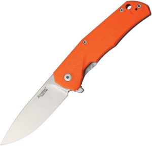 LionSTEEL TRE G10 Framelock Orange M390 Folding Knife Italy