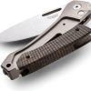 LionSTEEL Twain Button Lock Folding Knife CPM MagnaCut Blue