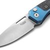 LionSTEEL Twain Button Lock Folding Knife CPM MagnaCut Blue