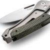 LionSTEEL Twain Button Lock Folding Knife CPM MagnaCut Green
