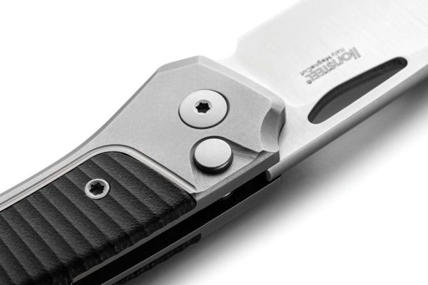 LionSTEEL Twain Button Lock Folding Knife CPM MagnaCut G10