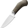 LionSTEEL Willy Fixed Blade Green Canvas M390 Stainless