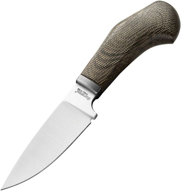 LionSTEEL Willy Fixed Blade Green Canvas M390 Stainless