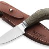 LionSTEEL Willy Fixed Blade Green Canvas M390 Stainless