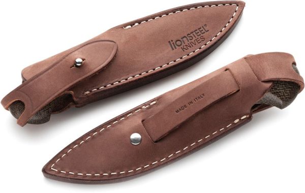 LionSTEEL Willy Fixed Blade Green Canvas M390 Stainless