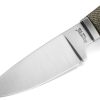 LionSTEEL Willy Fixed Blade Green Canvas M390 Stainless
