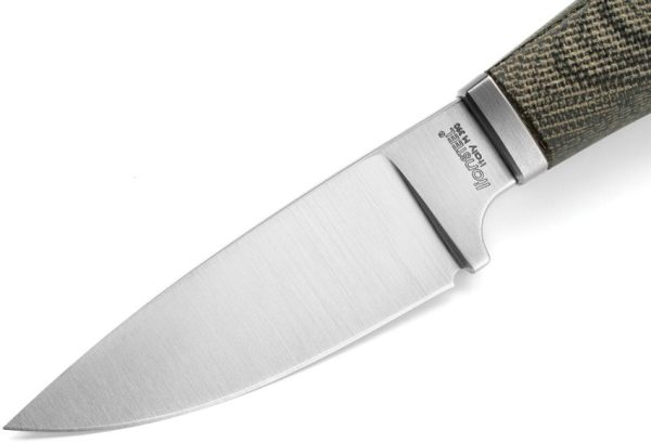 LionSTEEL Willy Fixed Blade Green Canvas M390 Stainless