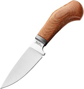 LionSTEEL Willy Fixed Blade M390 Natural Canvas Micarta