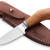 LionSTEEL Willy Fixed Blade M390 Natural Canvas Micarta