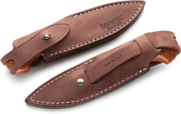 LionSTEEL Willy Fixed Blade M390 Natural Canvas Micarta