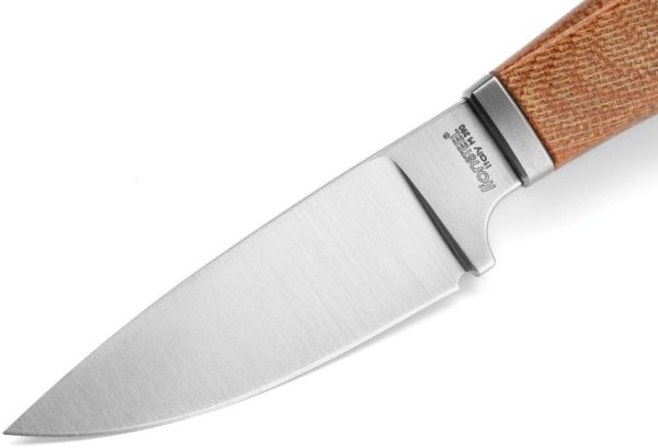 LionSTEEL Willy Fixed Blade M390 Natural Canvas Micarta