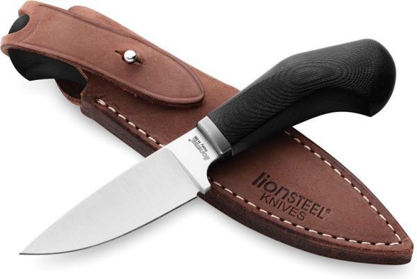 LionSTEEL Willy Fixed Blade Black G10 M390 Knife