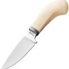 LionSTEEL Willy Fixed Blade Ivory M390 Stainless Knife