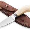 LionSTEEL Willy Fixed Blade Ivory M390 Stainless Knife