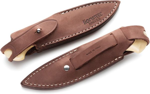 LionSTEEL Willy Fixed Blade Ivory M390 Stainless Knife