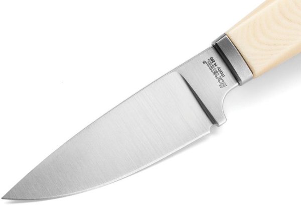 LionSTEEL Willy Fixed Blade Ivory M390 Stainless Knife