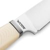 LionSTEEL Willy Fixed Blade Ivory M390 Stainless Knife