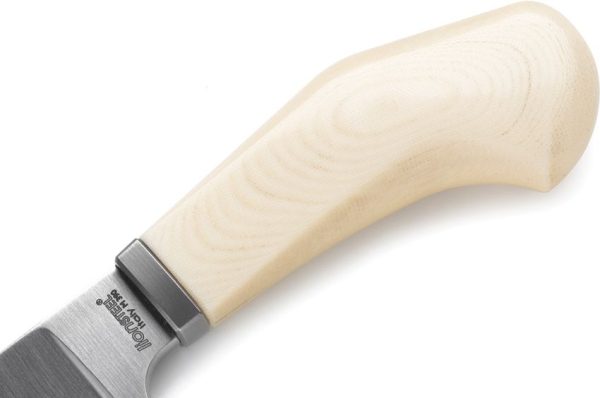 LionSTEEL Willy Fixed Blade Ivory M390 Stainless Knife