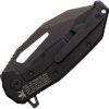 LOTAR Combat AKRAV Gen6X Ghost D2 Tanto Folding Knife Black