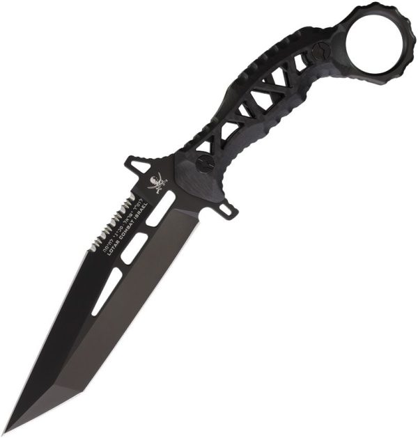 LOTAR Combat Khaos Revenger Fixed Blade CPM-3V Carbon Fiber