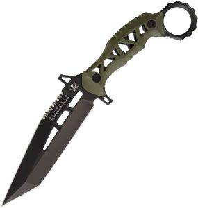 LTRKA102OD.jpg LOTAR Combat KHAOS REVENGER Fixed Blade 5.5" CPM-3V OD Green