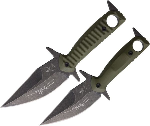 LOTAR Combat OREV GW DW Collector Set D2 Steel Tactical Fixed Blade