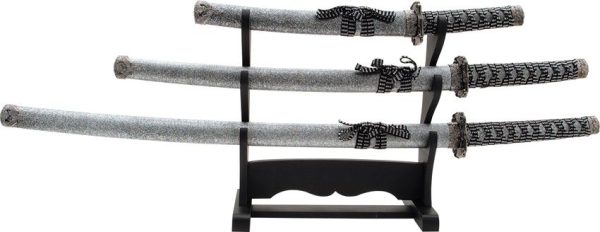 Japanese Sword Set Katana Wakizashi Tanto - Stainless Steel
