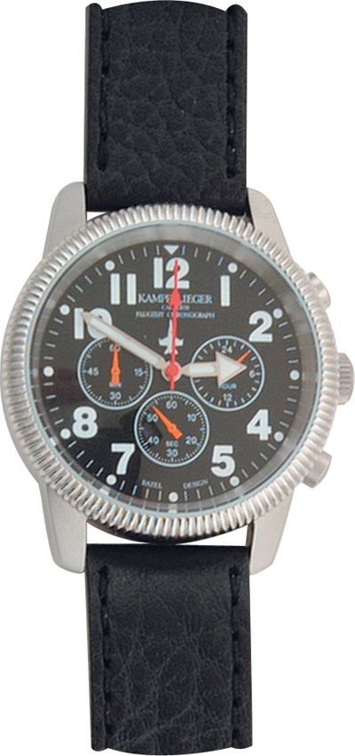 M2681.jpg German Air Force Chronograph Black Face Quartz Watch