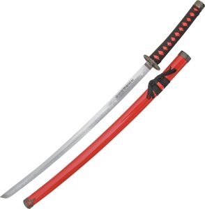 M2992.jpg Miscellaneous Traditional Katana Red SW-68R - Steel Blade