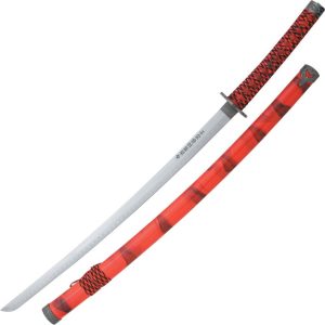Miscellaneous Katana Red/Black 26" Blade Fixed Blade Sword