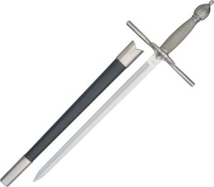 Medieval Dagger 20" Stainless Steel Twisted Wire Handle Fixed Blade