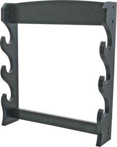 M3332.jpg 3 Tier Wall Display Stand Black Wood