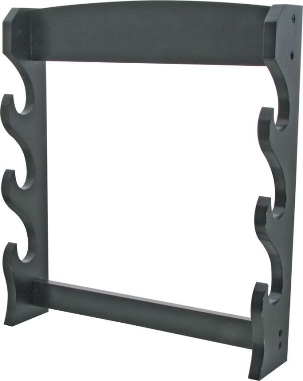 M3332.jpg 3 Tier Wall Display Stand Black Wood