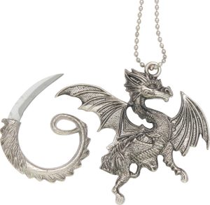 Flying Dragon Neck Knife Pendant