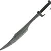 Spartan Sword 26" Sharpened Steel Blade Black Grip Fixed Blade