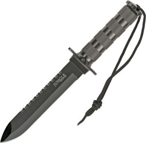 Miscellaneous Survival Knife - Black Aluminum 11.25 inches