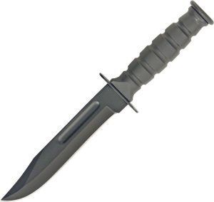 Miscellaneous Mini Combat Bowie Fixed Blade - Black Stainless