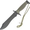 Miscellaneous Survival Knife Sawback - OD Green