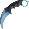 Spider Web Neck Knife Karambit Stainless Steel
