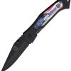 Miscellaneous Blue Lives Matter Linerlock - Black