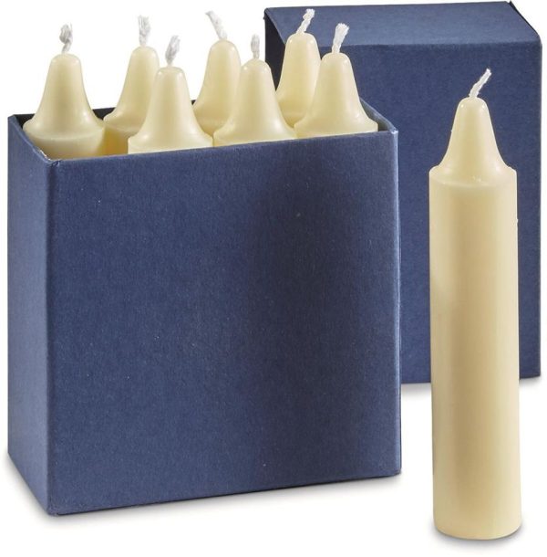M4451.jpg Miscellaneous Swiss Bunker Candles - White Wax Military Issue