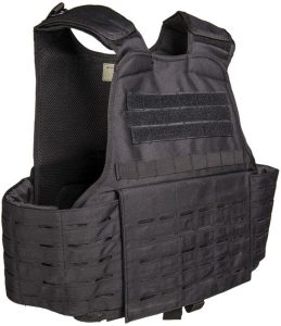 M4454.jpg Mil-Tec Plate Carrier Vest Black - MOLLE