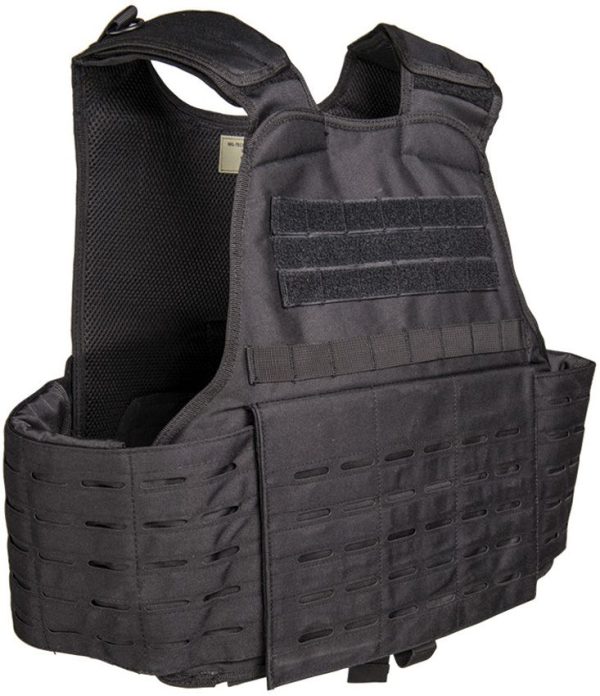 M4454.jpg Mil-Tec Plate Carrier Vest Black - MOLLE