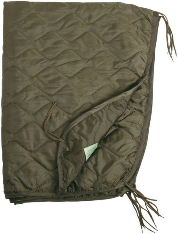 Mil-Tec OD Poncho Liner Tactical Blanket Comforter Stuff Sack