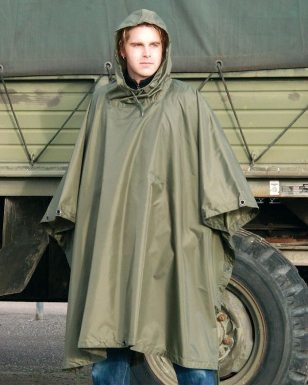 M4458.jpg Mil-Tec OD Ripstop Poncho Tactical Wetness Protection